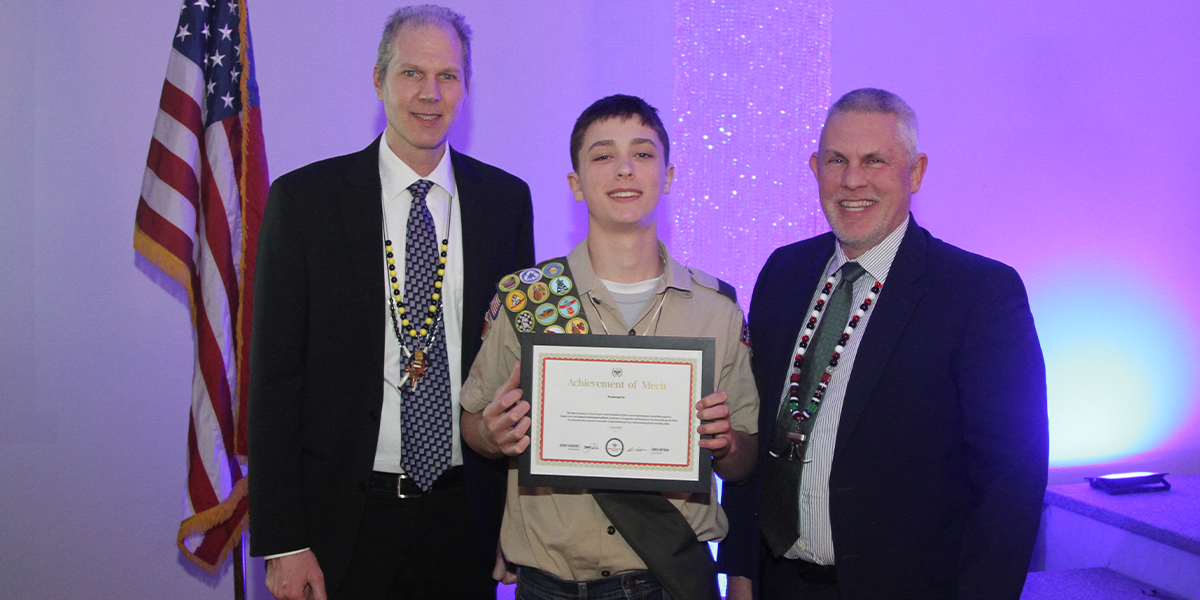 Local Scout Honored with Rare Award