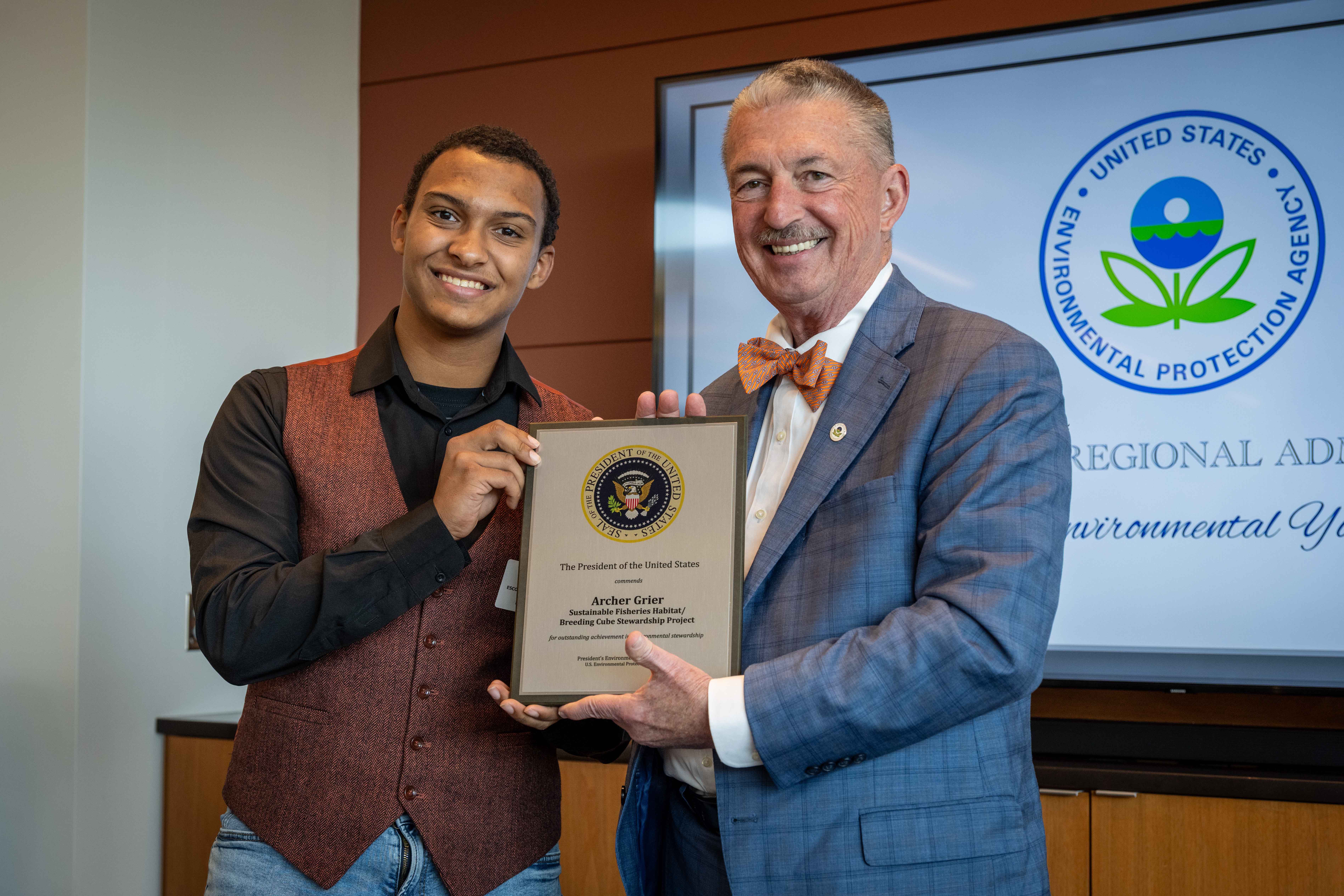 Kansas Eagle Scout Honored with National EPA Award