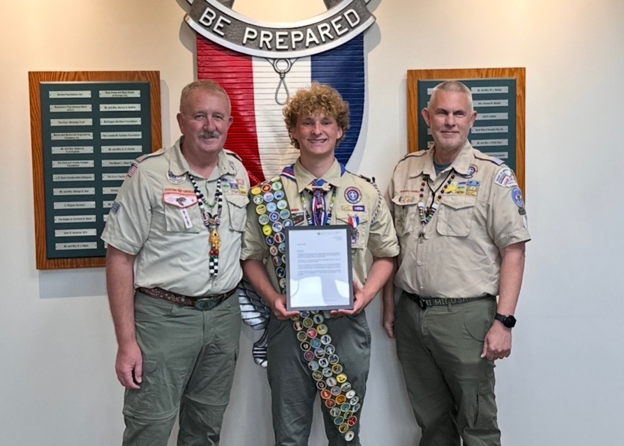 Olathe Eagle Scout Earns Every Merit Badge Possible