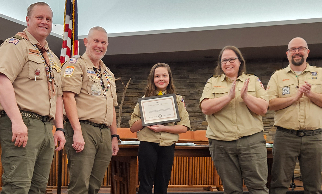 KC Scout Recognized for Bravery