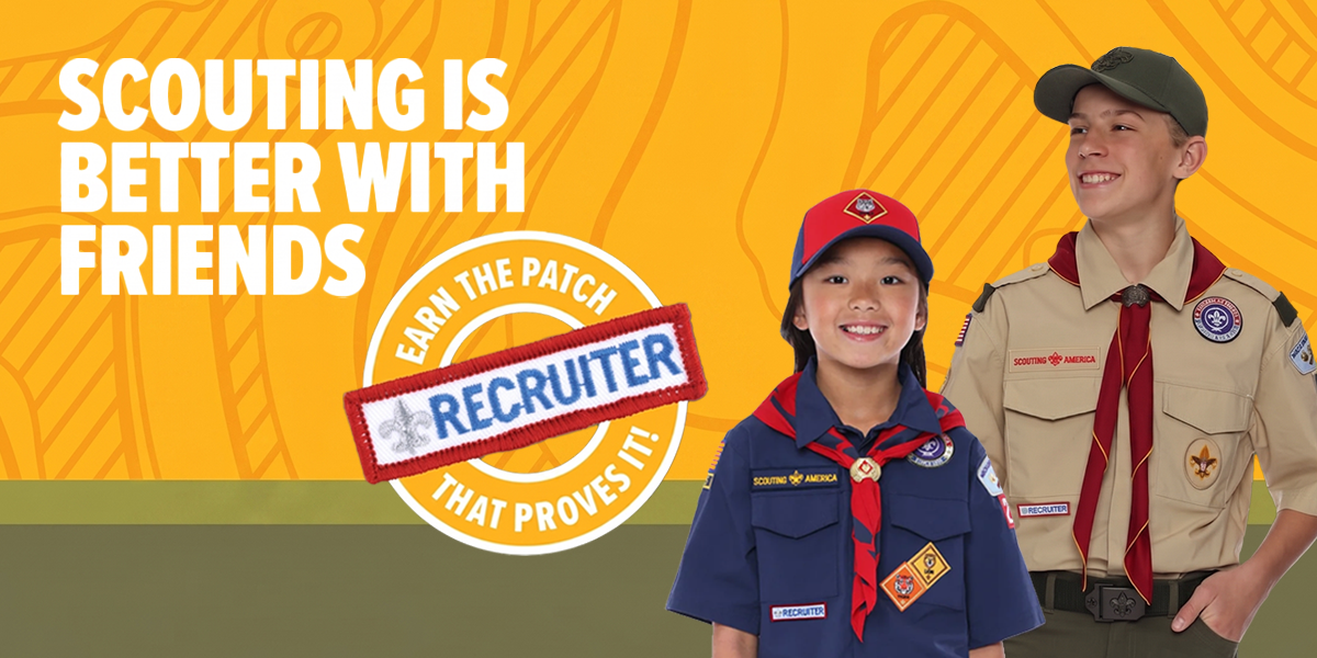 Earn the Recruiter Patch for FREE